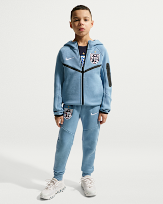 England Tech Fleece Big Kids' (Boys') Nike Soccer Full-Zip Hoodie